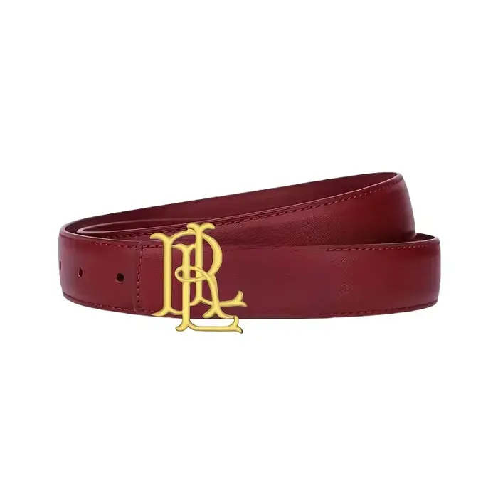 Ceinture élégante pour femme avec lettres dorées