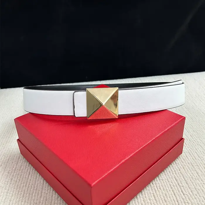 2024 Nouveau large 4CM marque de luxe célèbre ceinture Designer mode réversible femmes