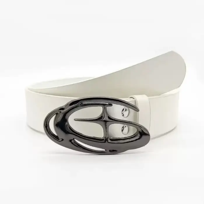 Ensemble de ceintures deux pièces pour femmes [Noir + Blanc]