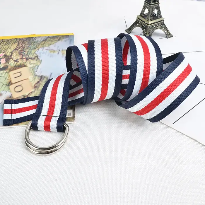 Ceinture à boucle en métal unisexe pour hommes et femmes