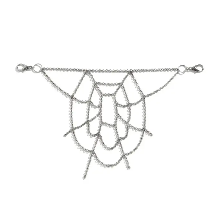 Cool en alliage de Zinc toile d'araignée taille chaîne gothique Hip-Hop Punk ceinture chaîne porte-c