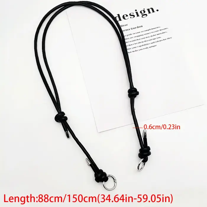 1 pièces longue bandoulière en cuir sac