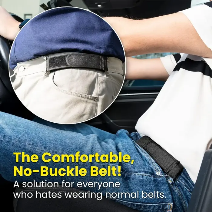 Ceintures de taille sans boucle pour hommes