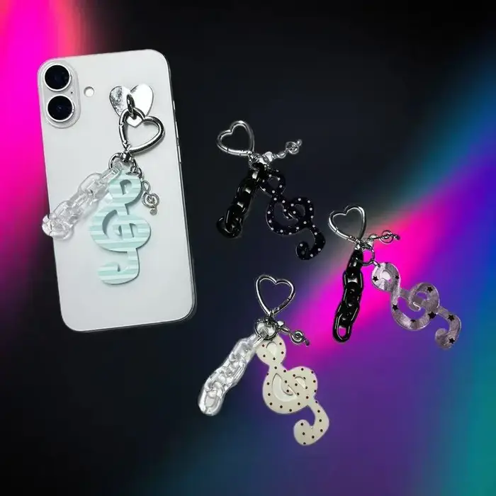 Porte-clés fantaisie Harmony Note