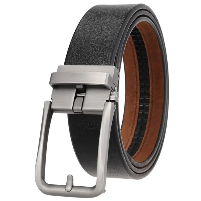 Plyesxale ceintures en cuir véritable pour hommes ceintures pour hommes ceinture de luxe à cliquet avec boucle automatique rétro sangle de taille mâle B1094