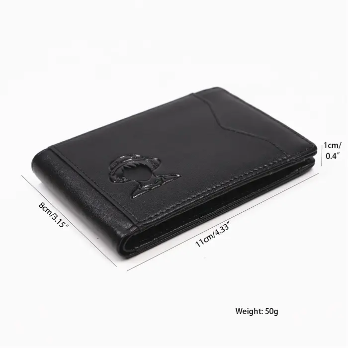 Portefeuille en cuir PU pour hommes