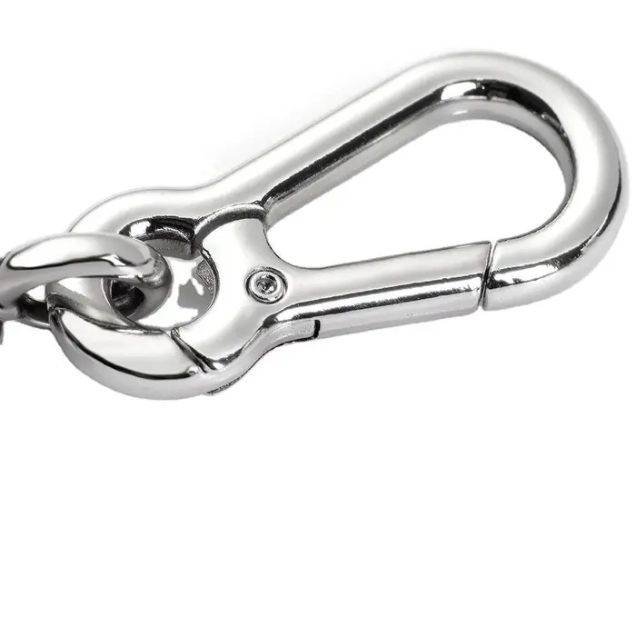 Porte-clés à mousqueton en alliage de Zinc