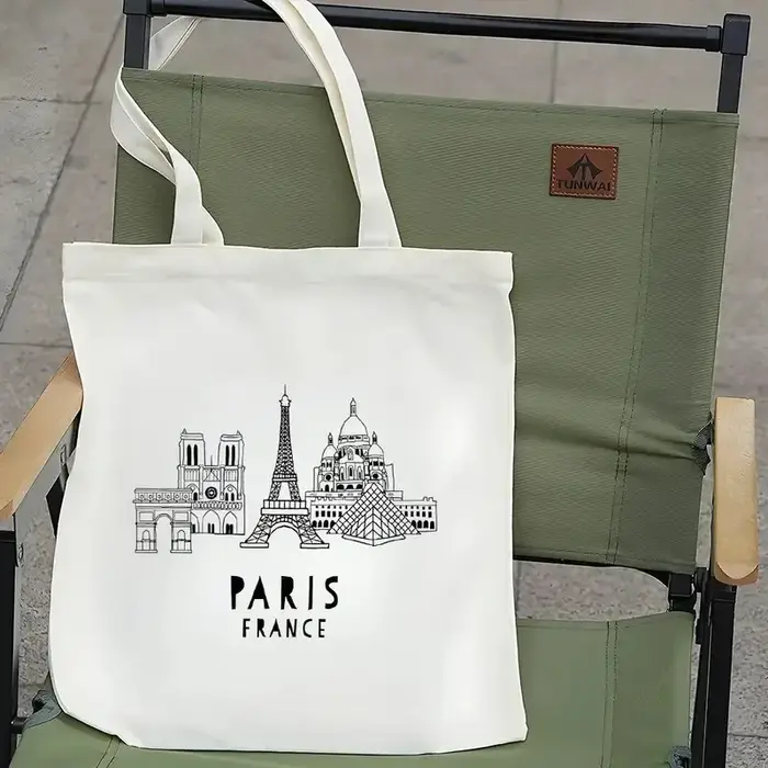 Sac fourre-tout de voyage Paris pour femmes, sac à bandoulière avec tour Eiffel, sac de voyage, Desi