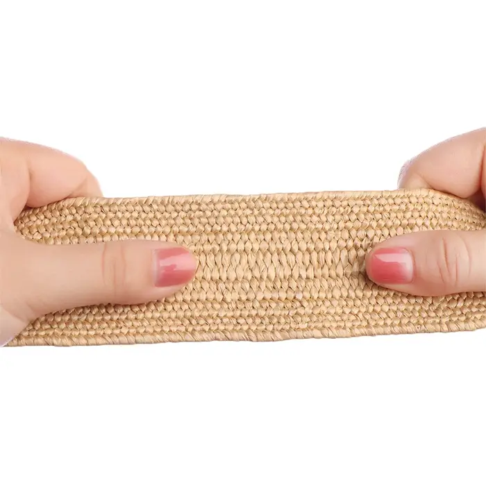 Ceinture ronde en bois pour femmes