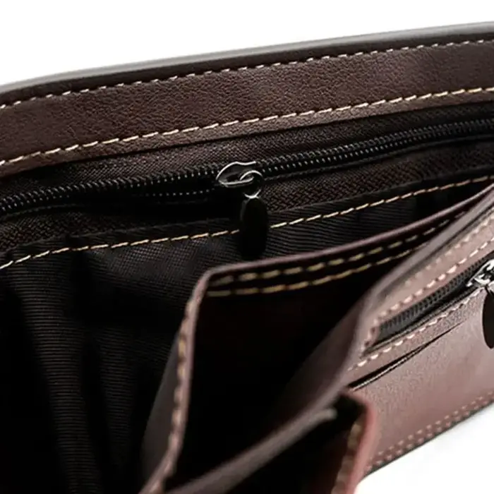 Portefeuille court de luxe pour hommes