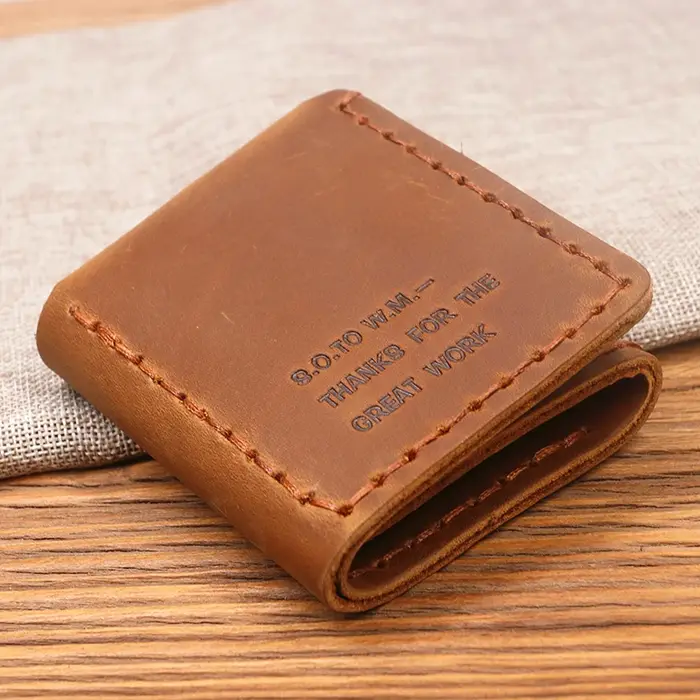 100% portefeuille en cuir véritable hommes la vie secrète de Walter Mitty portefeuille Vintage fait