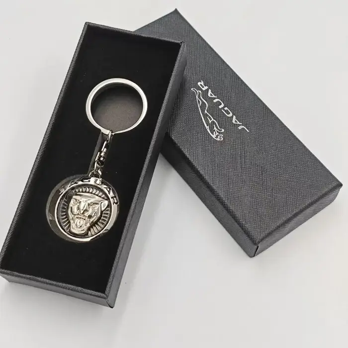 Porte-clés 3D compact et pratique, tout nouveau, pour Jaguar XEL XFL XJL XJ6 XJS XKR XFR F-Type F-Pa