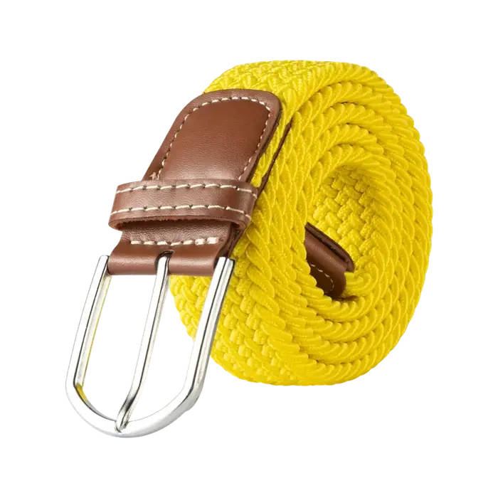 3.3cm x 107cm unisexe ceinture décontracté tricoté boucle ardillon hommes