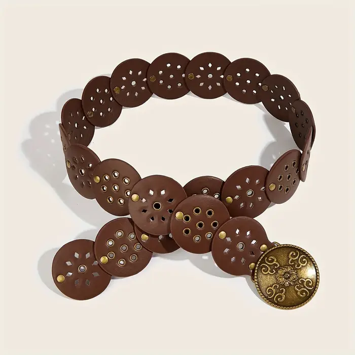 Ceinture bohème marron pour femmes