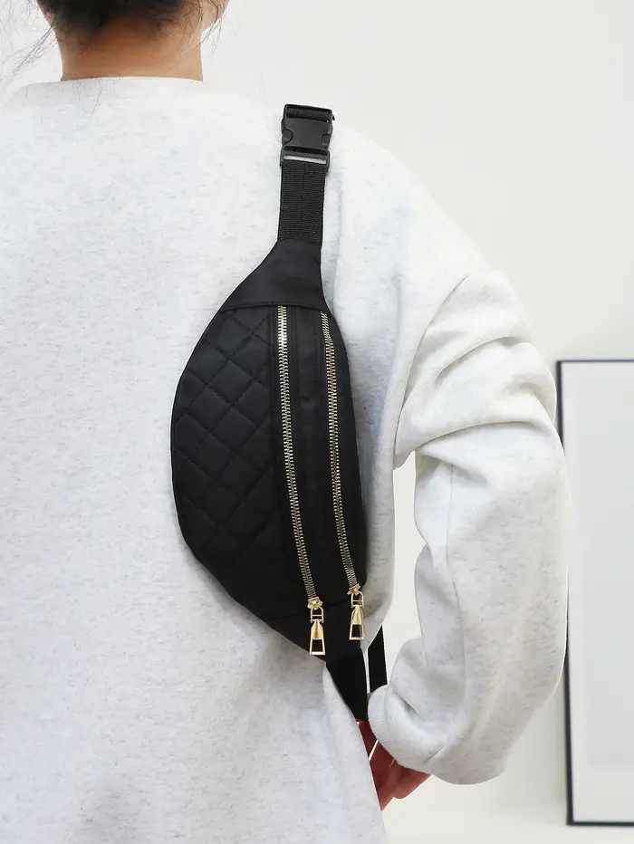 Femmes taille sac Fanny Pack poitrine sacs hanche Bum sac dames voyage ceinture sac bandoulière argent pochette