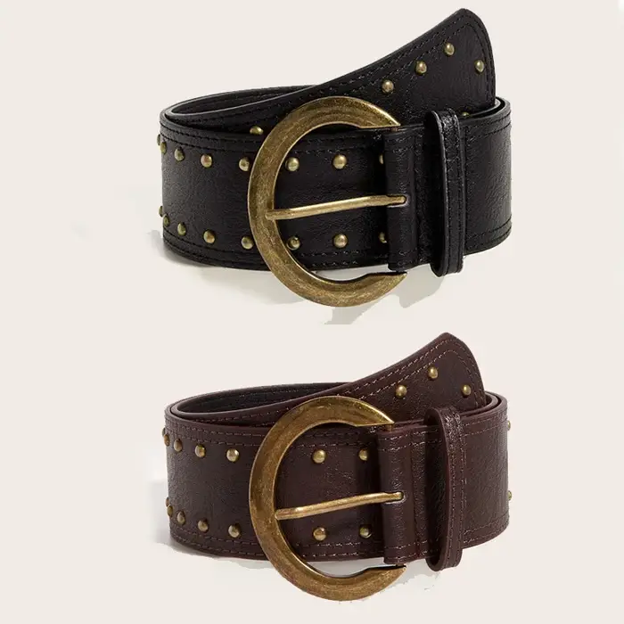 Ceinture large haut de gamme pour femmes
