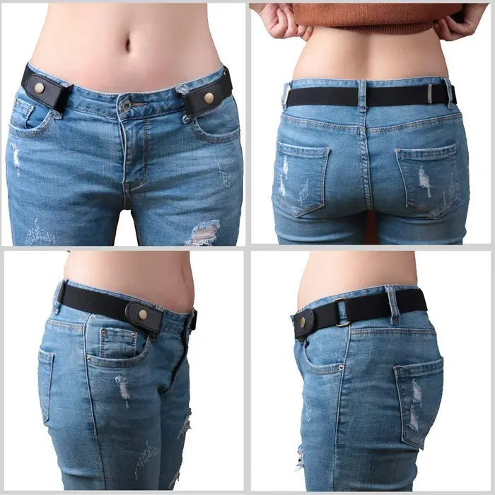 Ceinture facile sans boucle ceintures élastiques pour femmes Stretch riem hommes jean Cintos Extensible enfants garçons filles Cinturon Mujer sangle