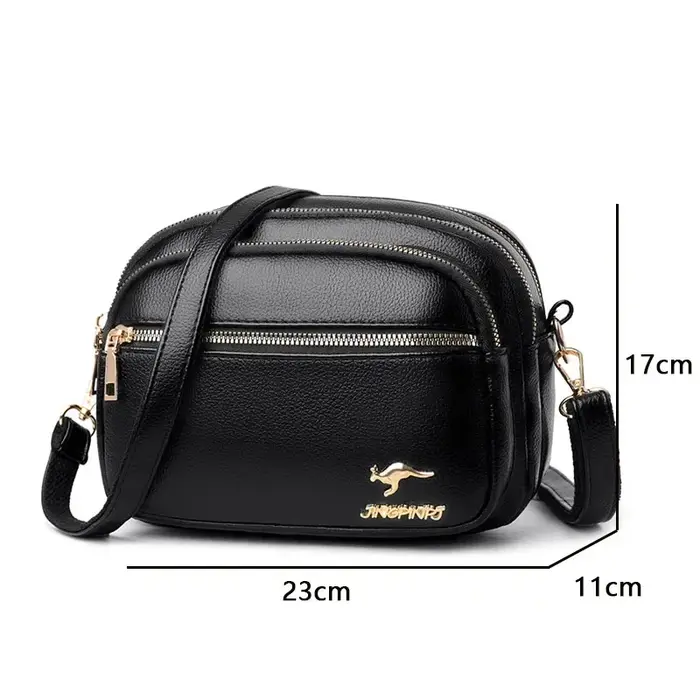 Sac à main en cuir souple de haute qualité pour femmes