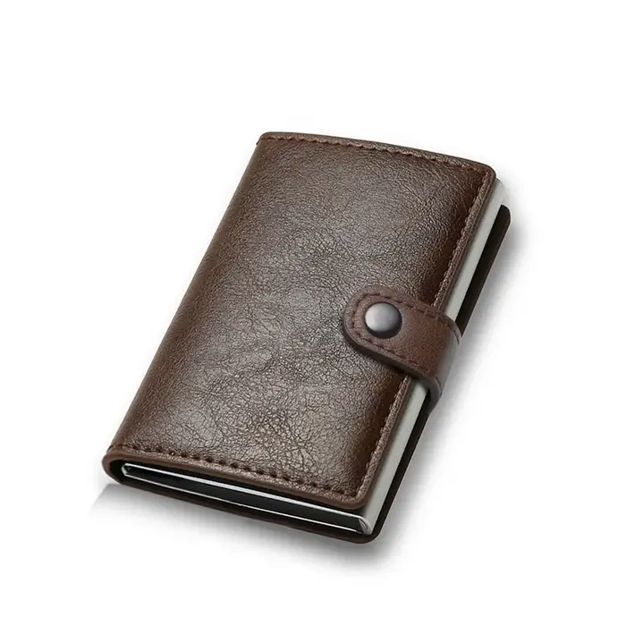 Portefeuille porte-carte de crédit en Fiber de carbone pour hommes