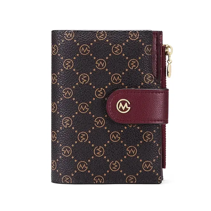 GOLF Portefeuilles en cuir pour femmes, petit sac à main pour dames, porte-cartes de crédit, carte photo bancaire d'identité, pince à billets, portefeuille court en cuir