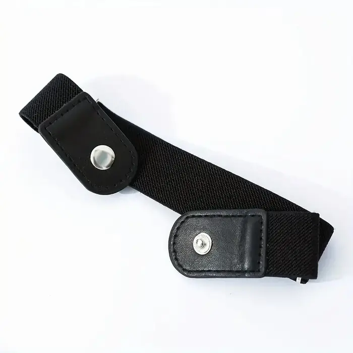2 pièces/ensemble sans boucle ceinture élastique pour femmes hommes unisexe