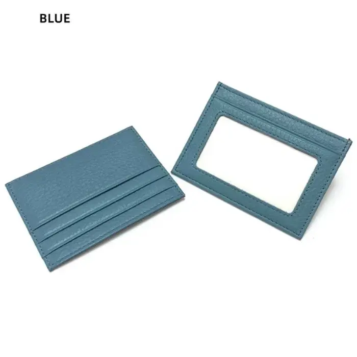 Porte-cartes en cuir véritable, portefeuille de luxe pour cartes, porte-cartes de visite, portefeuille fin et petit, sac à cartes en peau de mouton pour hommes et femmes