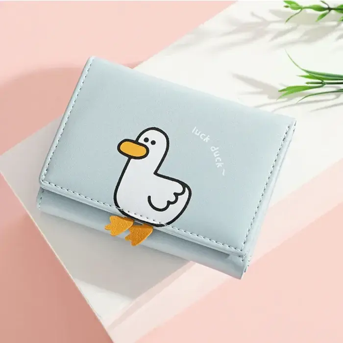 Portefeuille en cuir PU pour femme