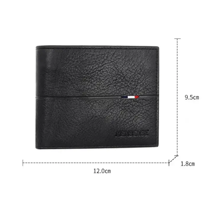 Portefeuille en cuir PU pour hommes