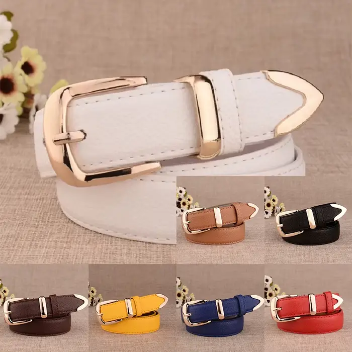 Ceinture de pantalon en cuir pour femmes