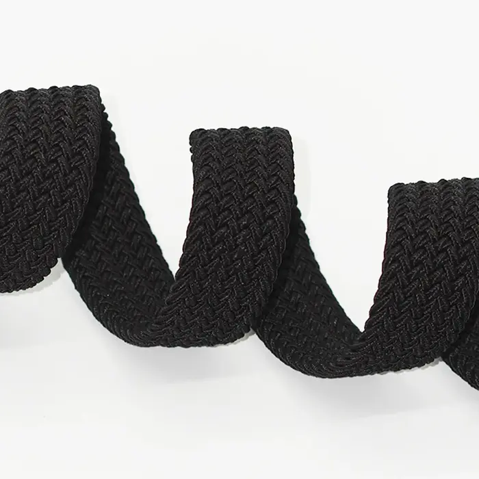 Ceinture tissée élastique pour hommes