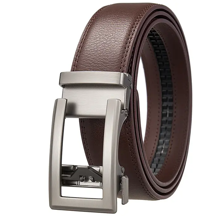 Ceinture à boucle automatique de créateur de mode pour hommes
