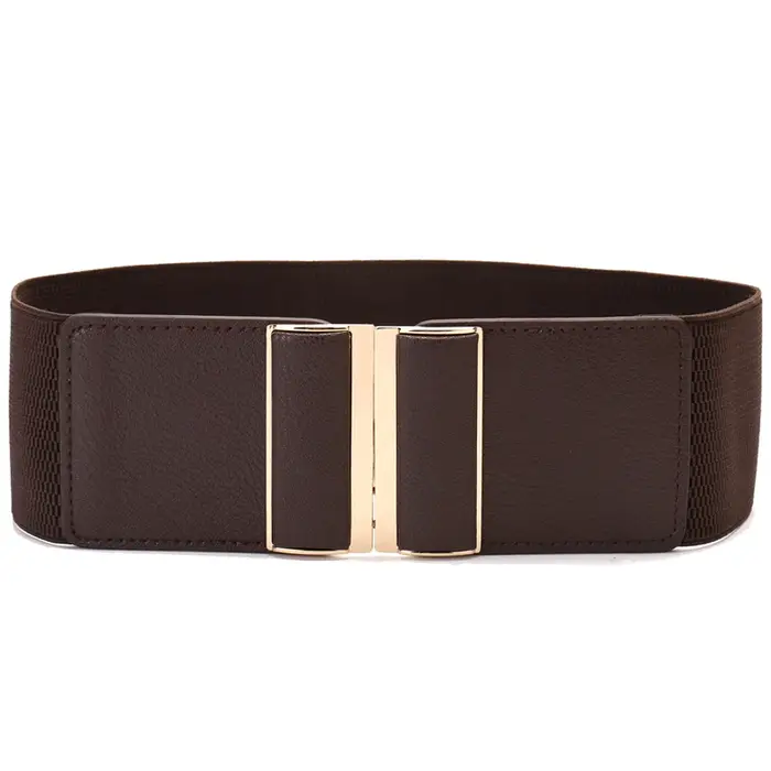 Ceinture large élastique pour femme