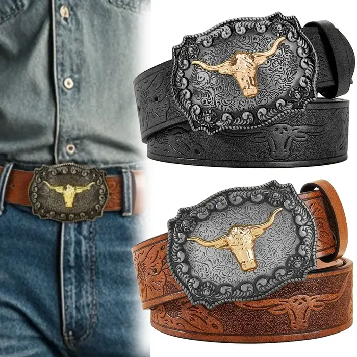 Ceinture de cowboy western pour homme