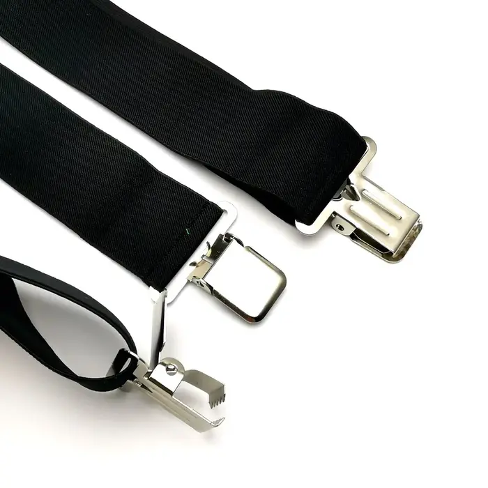 Grands Clips solides sur les bretelles pour hommes