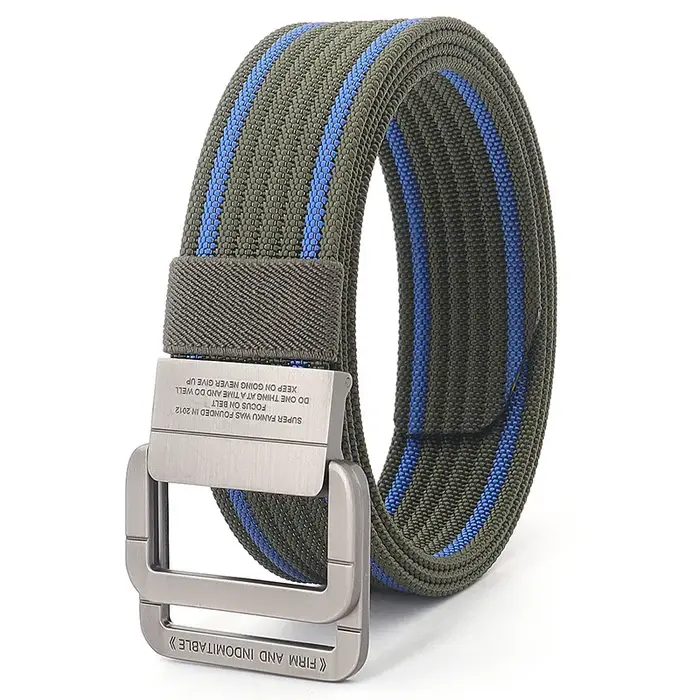 Ceinture de taille à Double anneau en alliage pour hommes, ceinture de sport tactique en plein air, 