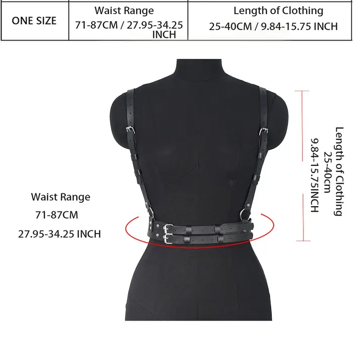 Ceinture décorative Punk pour femmes