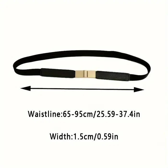 Ceinture fine élastique pour filles, décoration, mode, robe, jupe