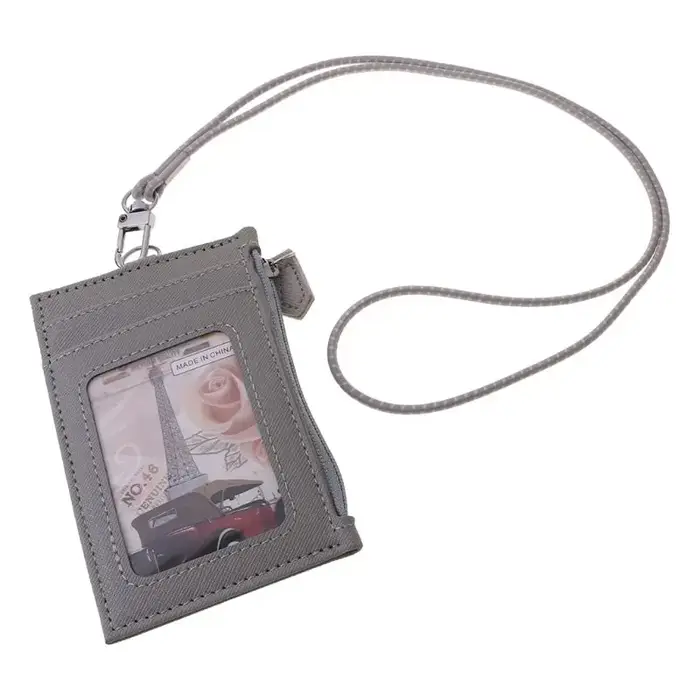 Porte-cartes de visite en cuir PU pour hommes et femmes