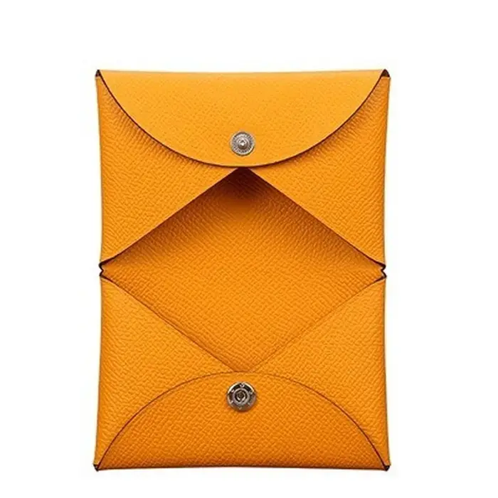 Mini porte-cartes de crédit en cuir véritable pour femme