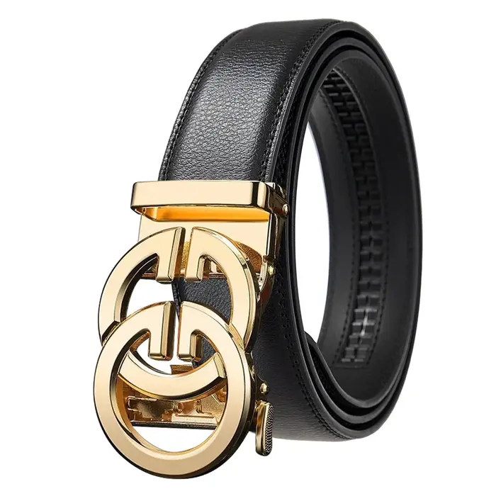 Marque de luxe hommes ceinture de haute qualité en cuir véritable ceinture hommes ceinture automatique affaires ceinture décontractée pour hommes