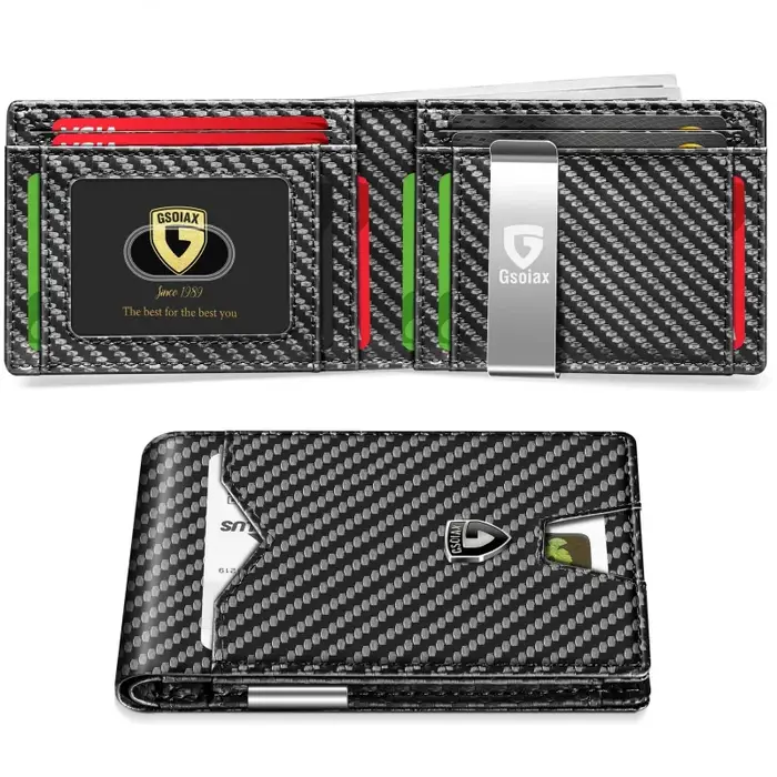 Portefeuille d'affaires porte-cartes pour hommes