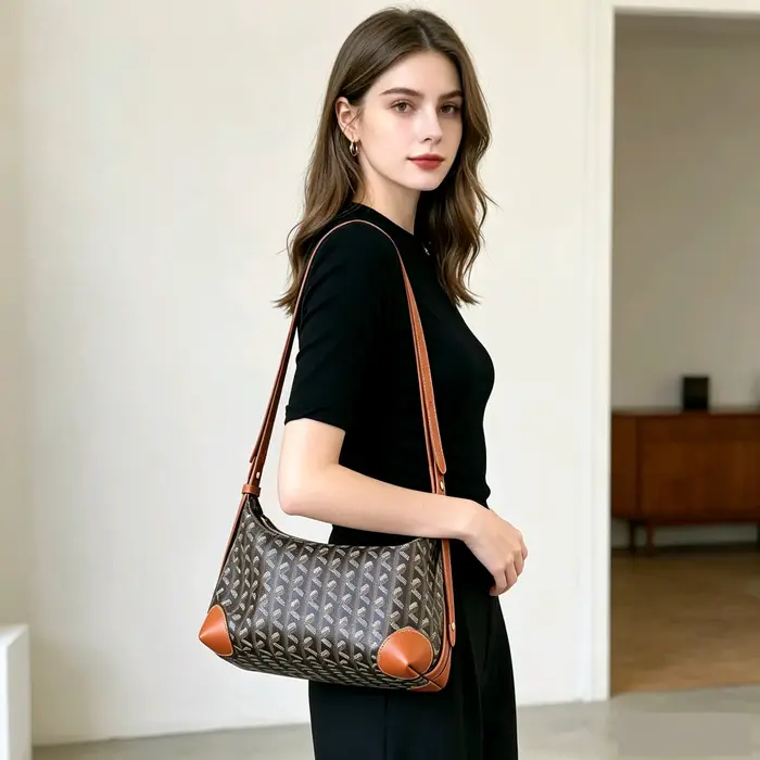 Sangle d'épaule bandoulière pour sac de toilette Goyard Bowling 25