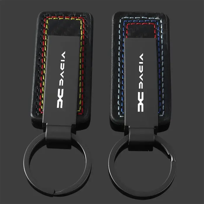 Alliage cuir mode cadeau voiture porte-clés