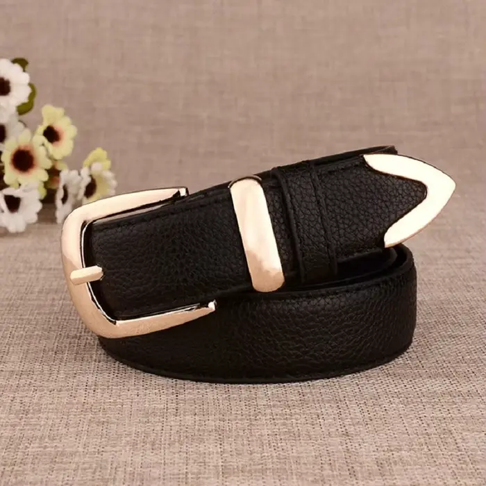 Ceinture de pantalon en cuir pour femmes