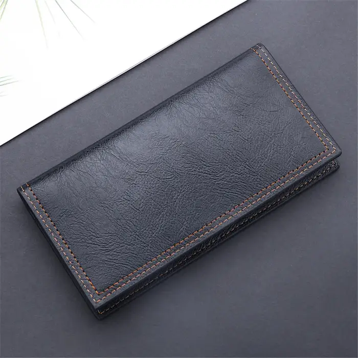 Portefeuille classique en cuir vintage pour hommes