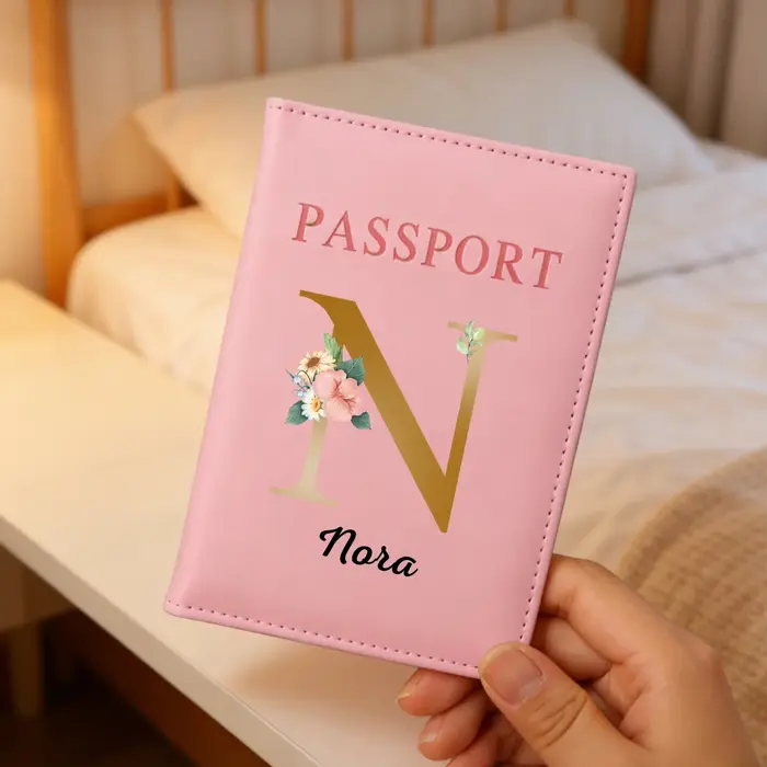 Porte-passeport personnalisé pour les voyages