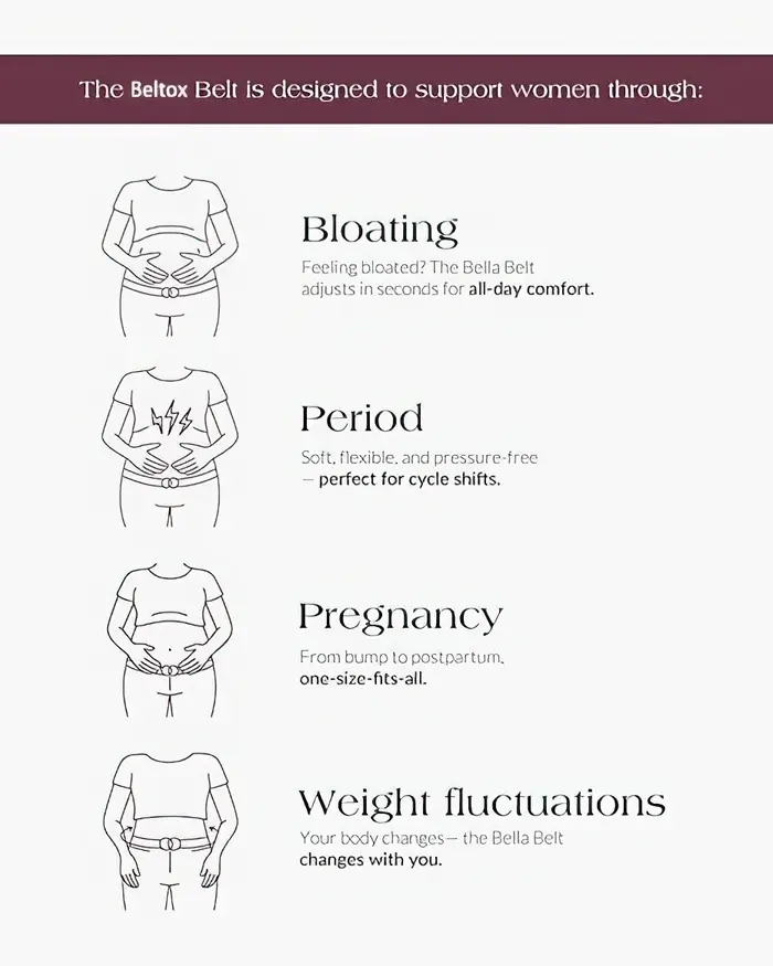 Ceinture à cliquet pour femmes