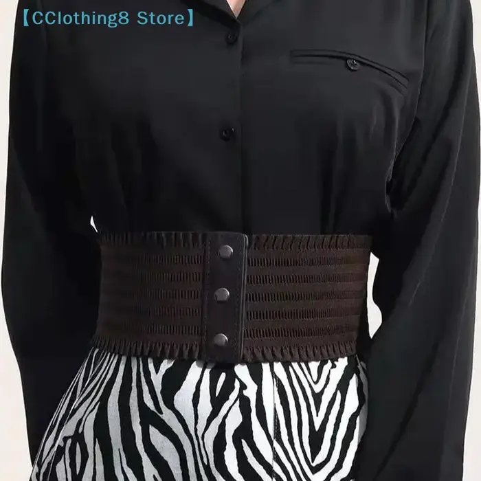 Ceinture élastique large pour femmes