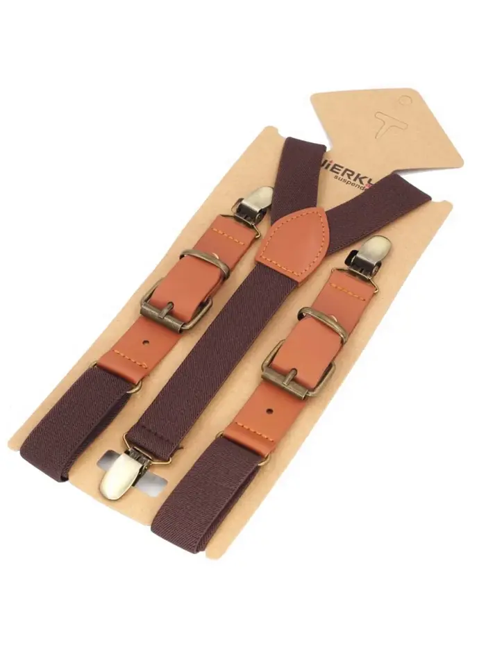 Bretelles pour hommes d'inspiration vintage avec tissage microélastique