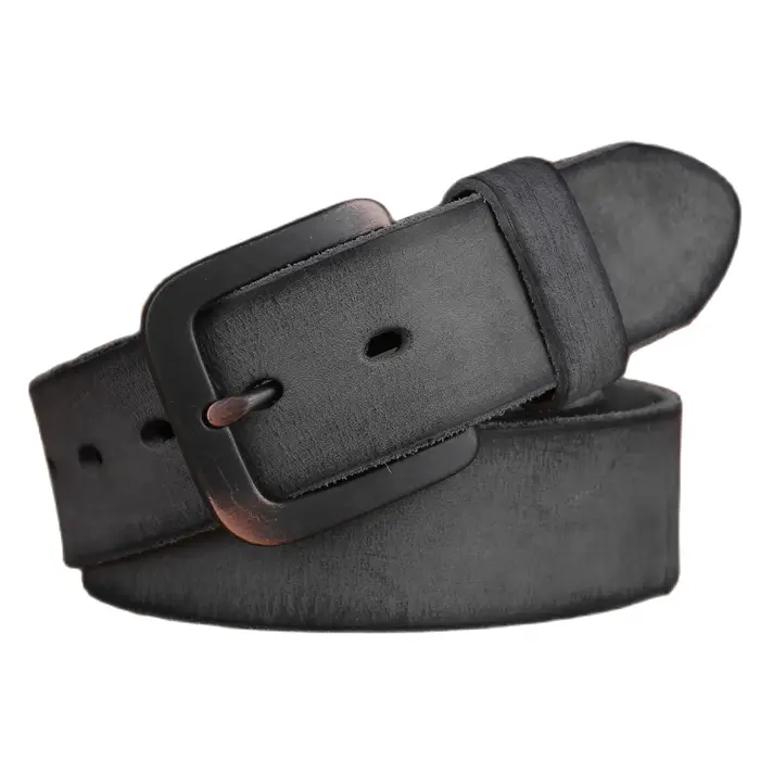 Ceintures vintage en cuir véritable pour hommes